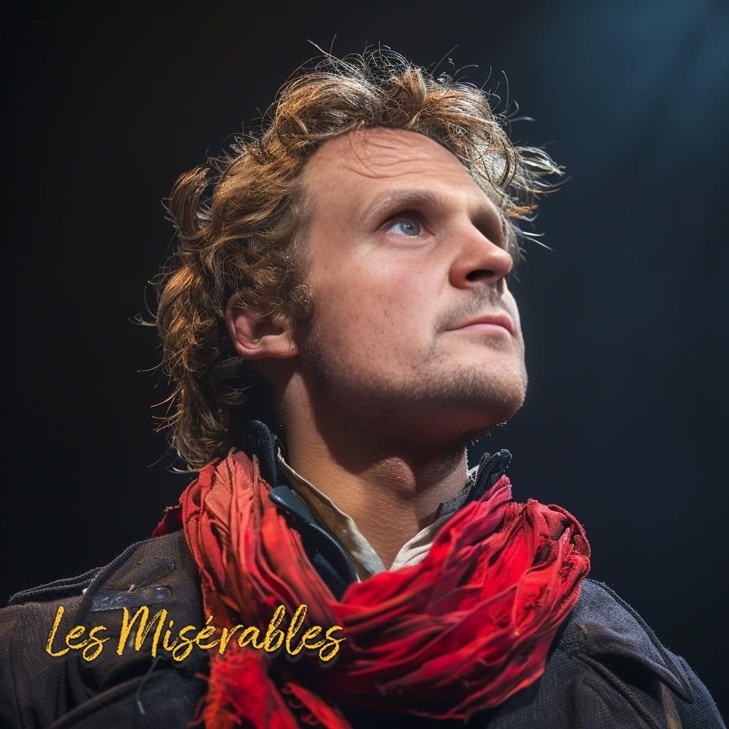 Thomas Baille dans le rôle de Enjolras