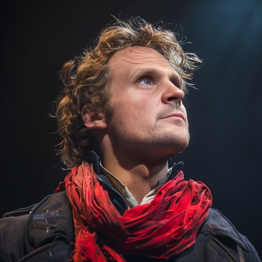 Thomas Baille dans le rôle de Enjolras